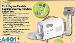 KİWİ EVCİL HAYVAN ELEKTRİK SÜPÜRGESİ VE TÜY KURUTMA BAKIM SETİ